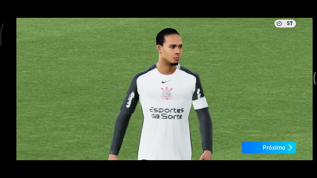 Jogando efutebol com retirada histórica 