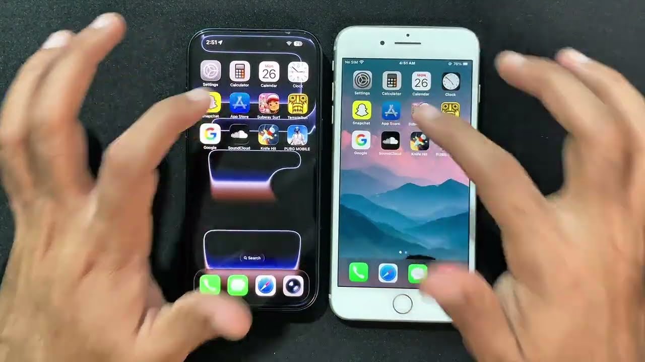 iPhone 17 PRO vs iPhone 8 PLUS - Speed Test!!