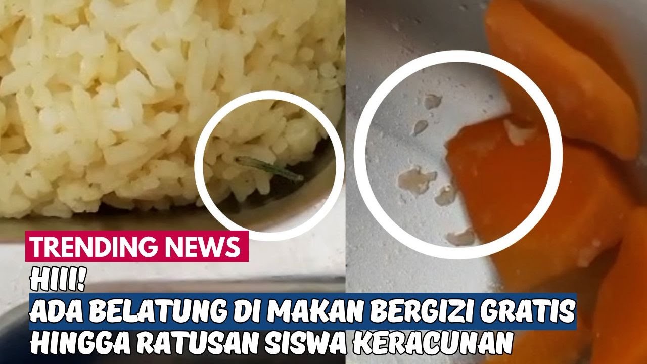 Hiii! Ada Belatung di Makan Bergizi Gratis hingga Ratusan Siswa Keracunan