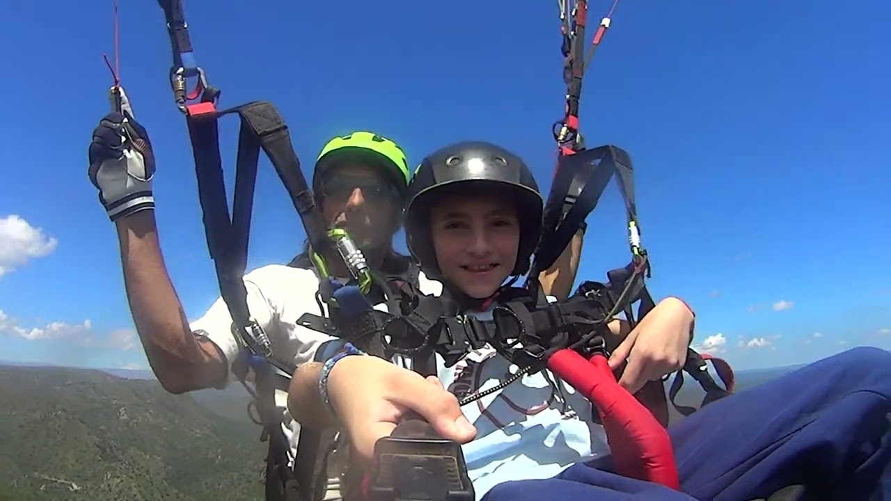 Vuelo con Joaquín 10 años