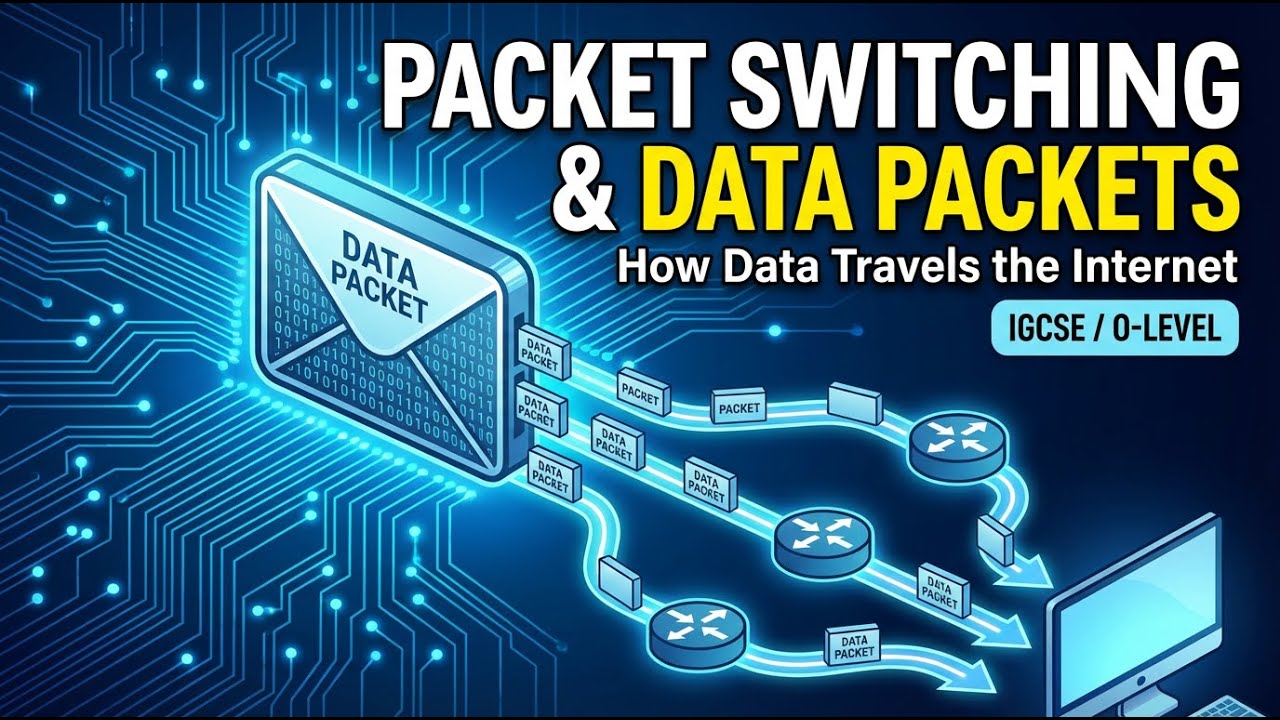 Packet Switching & Data Packets Explained | Computer Networks | IGCSE & O-Level CS