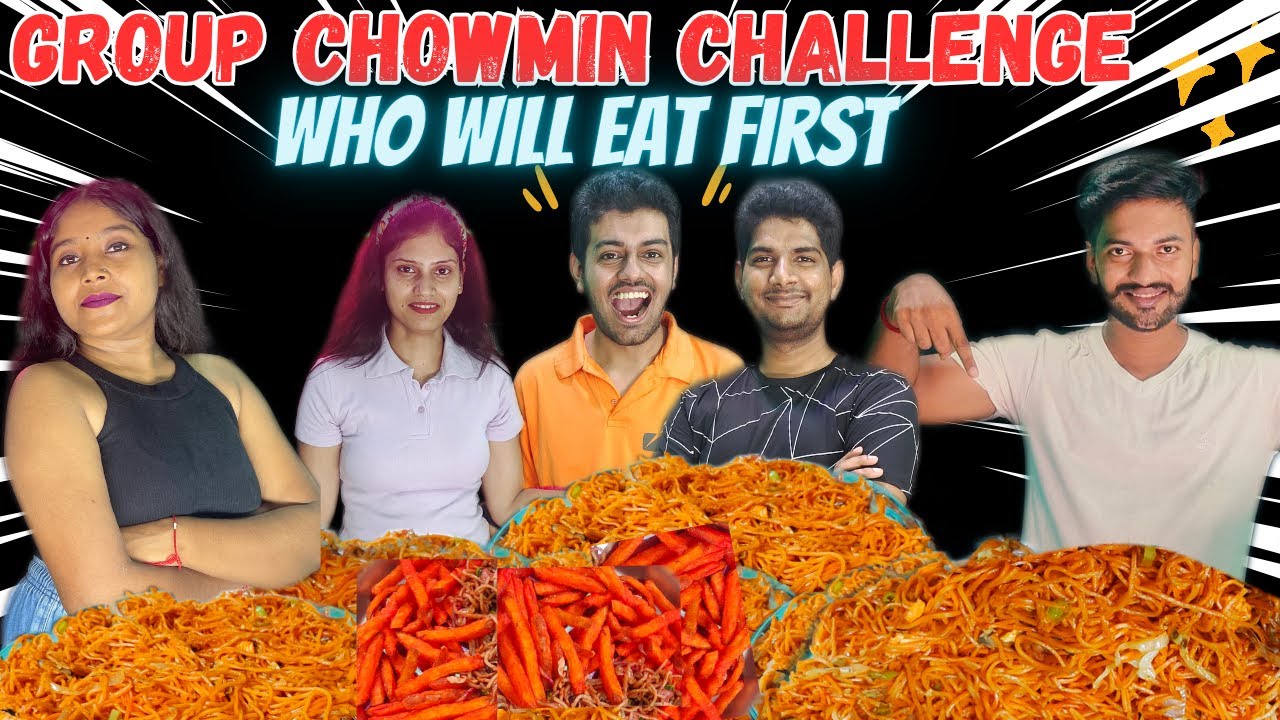 Group Eating Challenge | Who will eat first | Nehamit vlogs