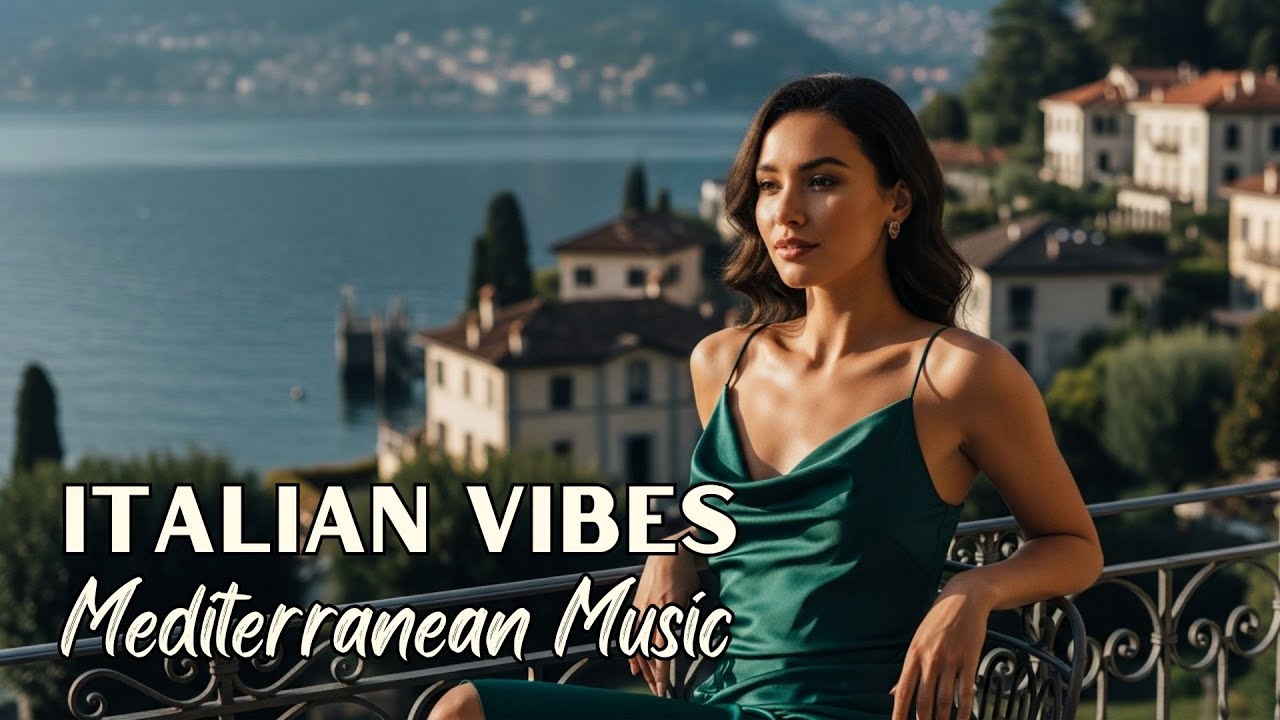 The Best 🇮🇹 Italian Music🎶 Italian Vibes 🎶 1+ Hour Scenic Amalfi Coast & Lake Como Relaxation 4K