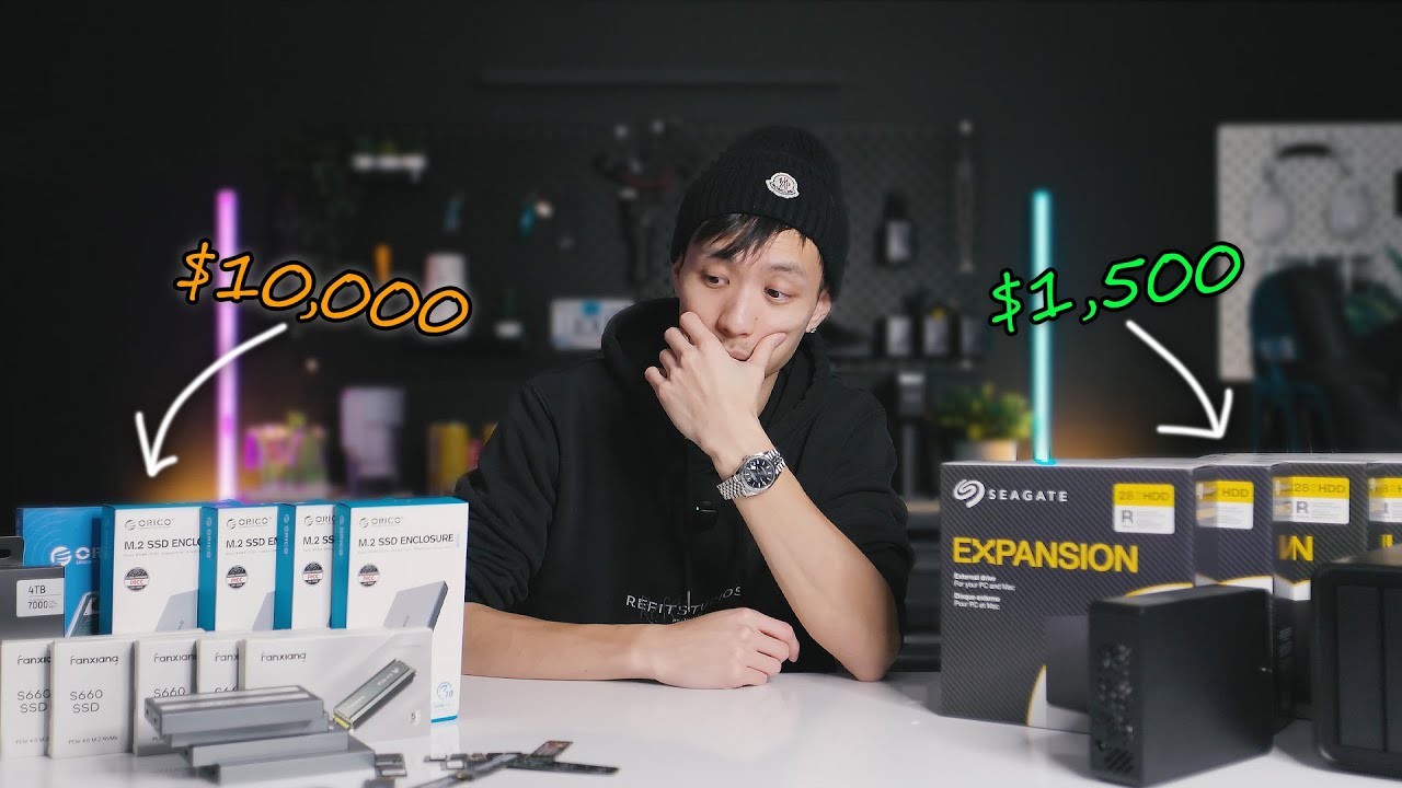 Моё решение проблемы роста цен на SSD (NVME SSD за 10 000 долларов против бюджетных HDD за 1500 д...