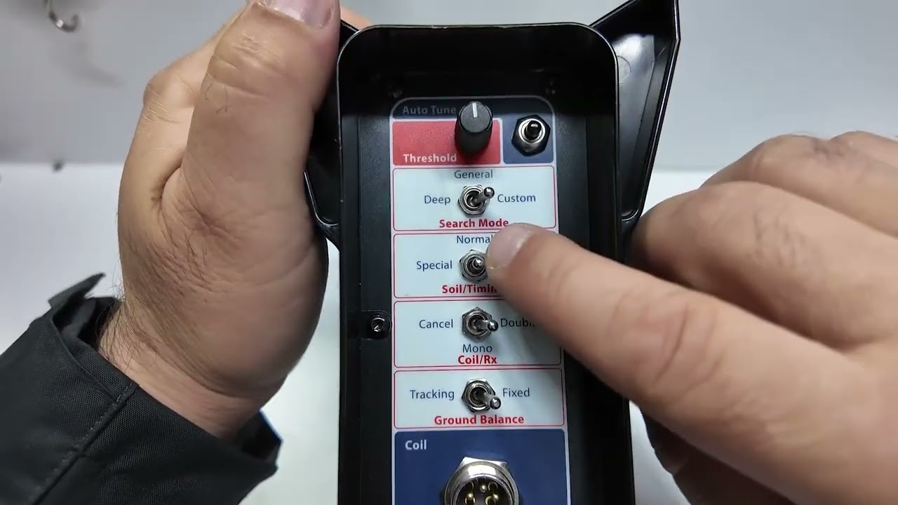 MİNELAB GPX 5000 ÖN PANEL VE ARKA PANEL KULLANIMI