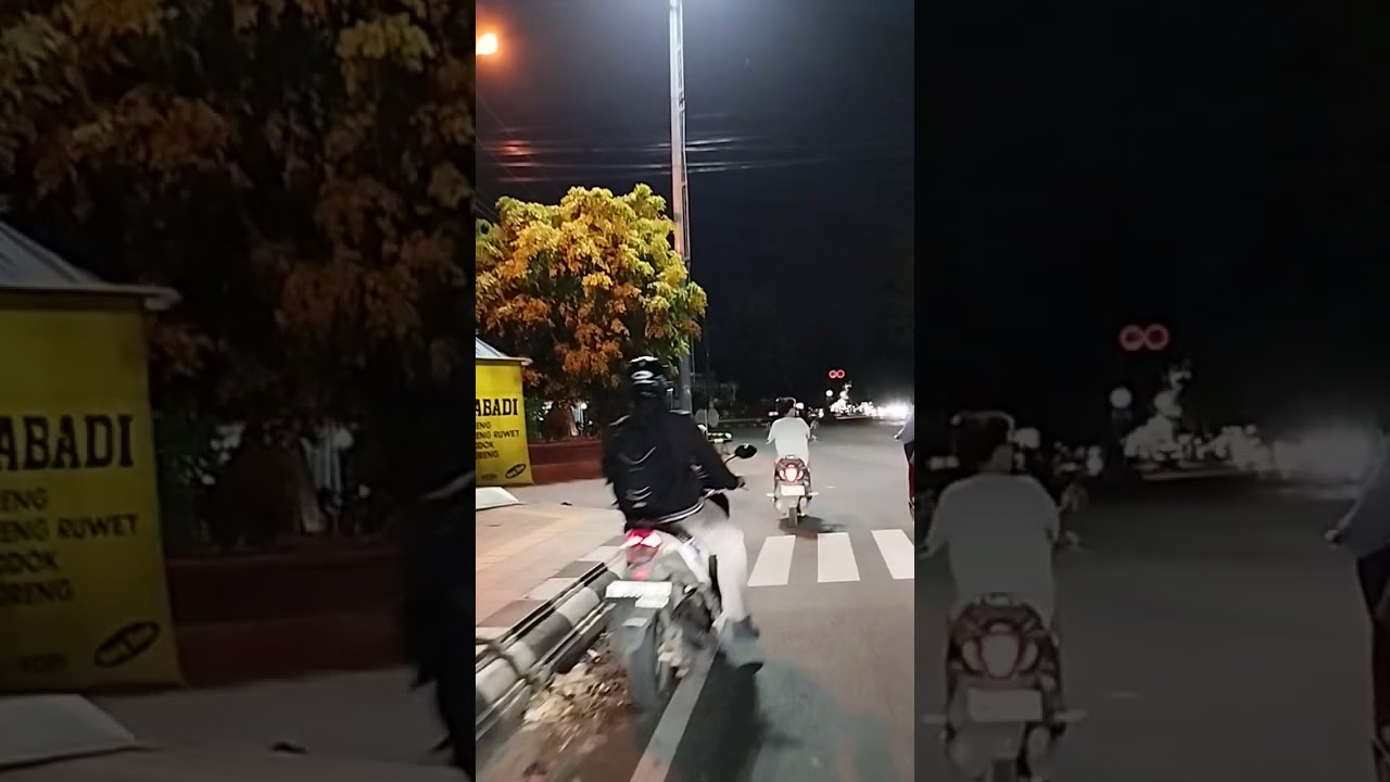 JALANAN MALAM HARI DIPATI 