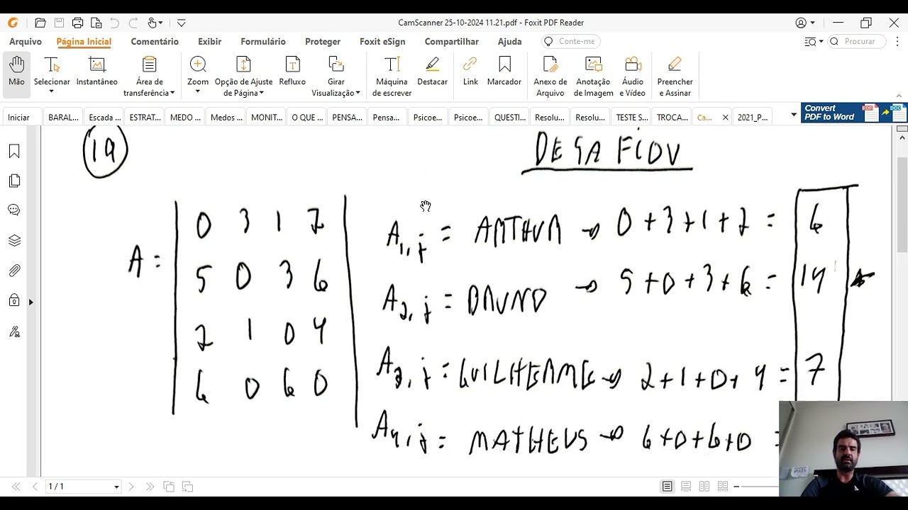 ENADE 2021 - Matem&aacute;tica - UFVJM - Quest&atilde;o 19