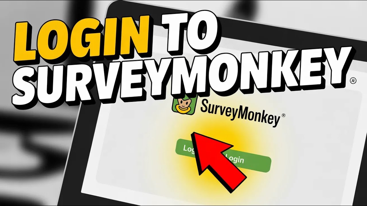 How to login to SurveyMonkey - Step By Step