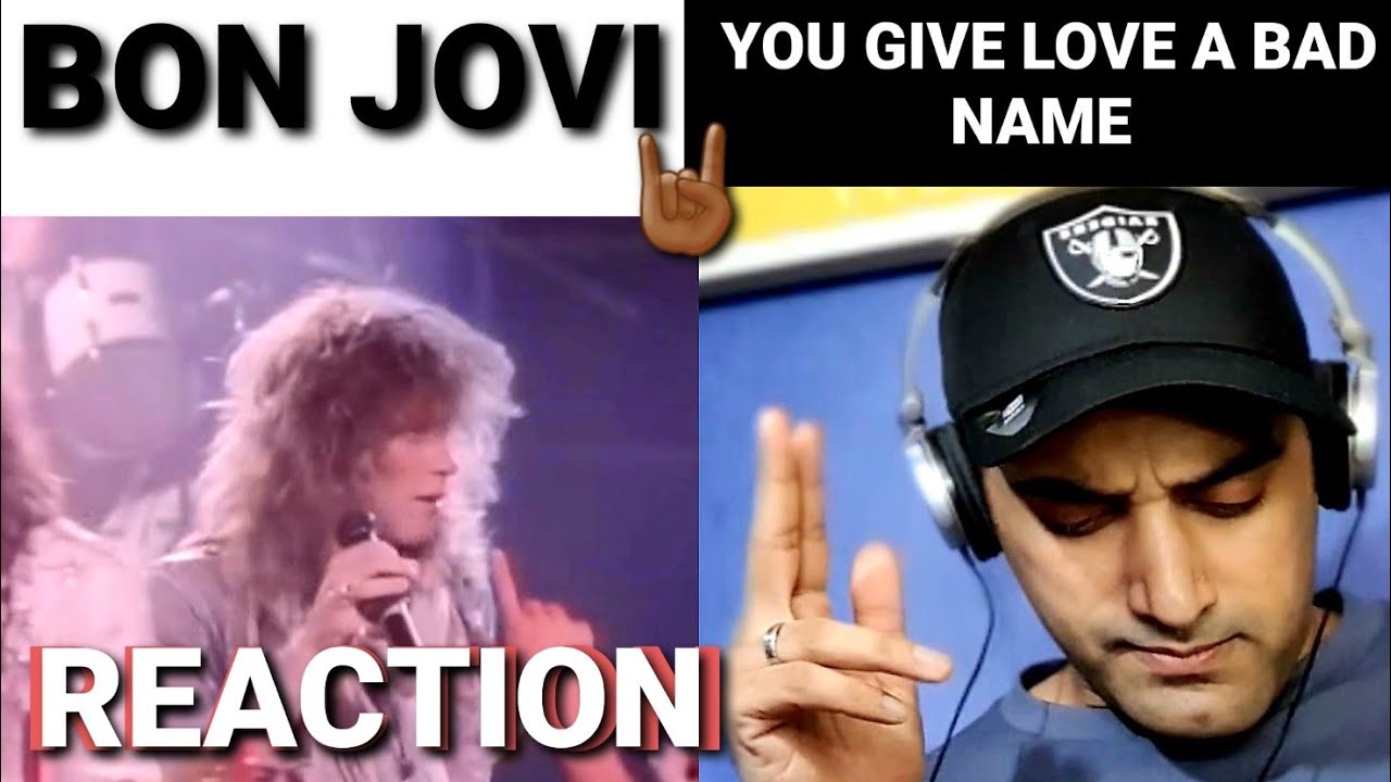 FIRST Time Reaction - Bon Jovi - You Give Love A Bad Name (Official Music Video)