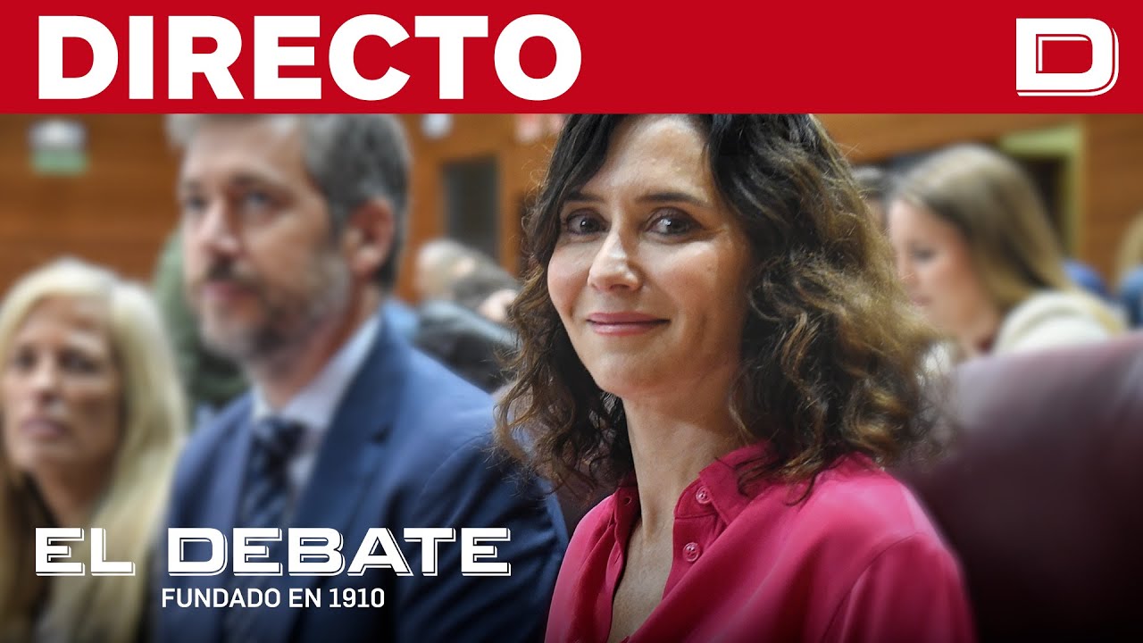 DIRECTO | Ayuso asiste al pleno de la Asamblea de Madrid