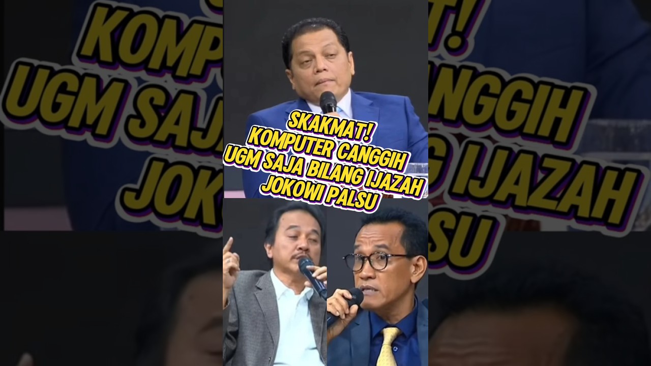 SKAKMAT! Komputer  UGM sja bilang ijazah jokowi palsu #shorts #viral #ijazahjokowipalsu #ijazahpalsu