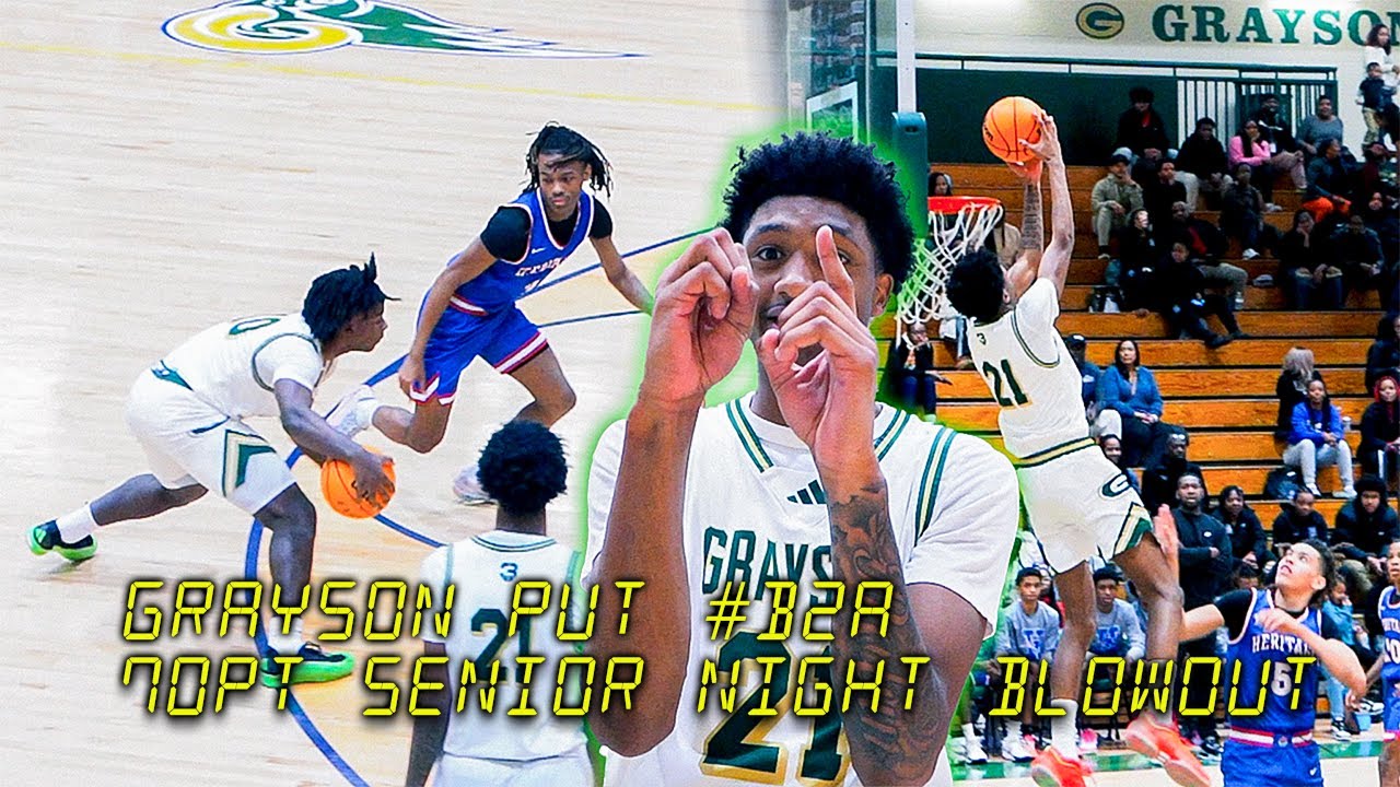 Jake & Grayson PUT #B2A & BLEW TEAM OUT BY 70 ON SENIOR NIGHT