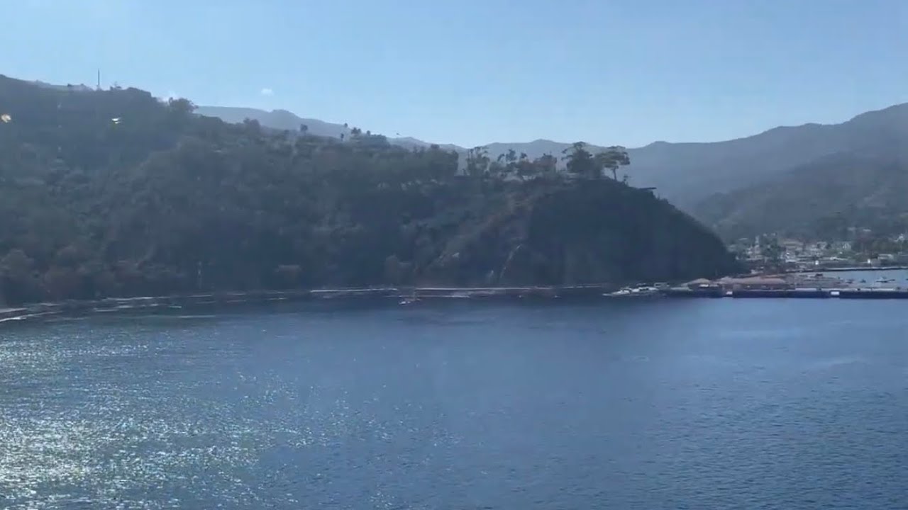 What a port day looks like when you stay on the ship - Catalina Island 