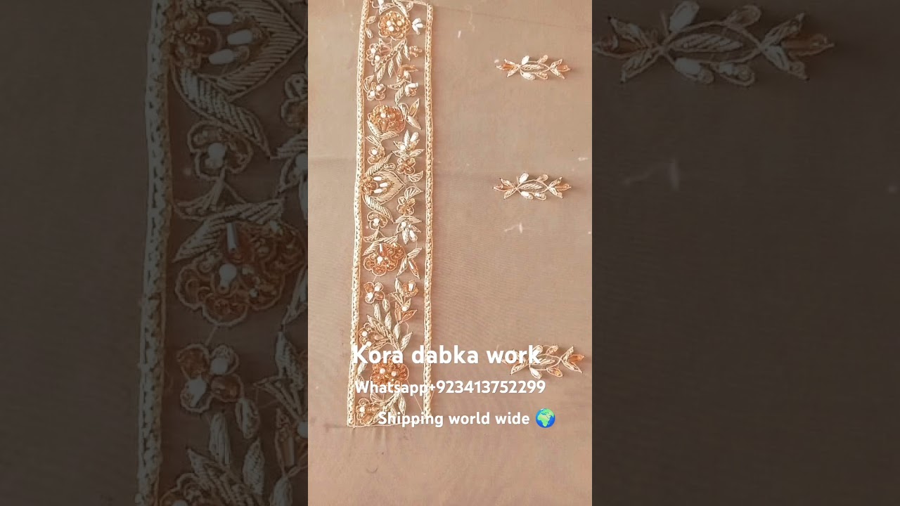 Kora dabka work #wedding #pakistanidress #viralshorts #viralreels