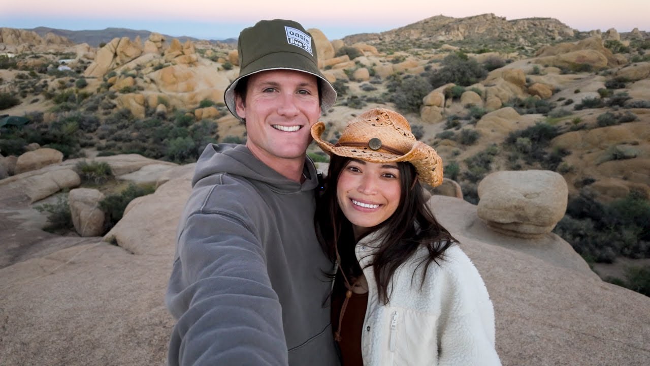 OUR FIRST ANNIVERSARY! JOSHUA TREE VLOG (Jumbo Rocks Site #14)