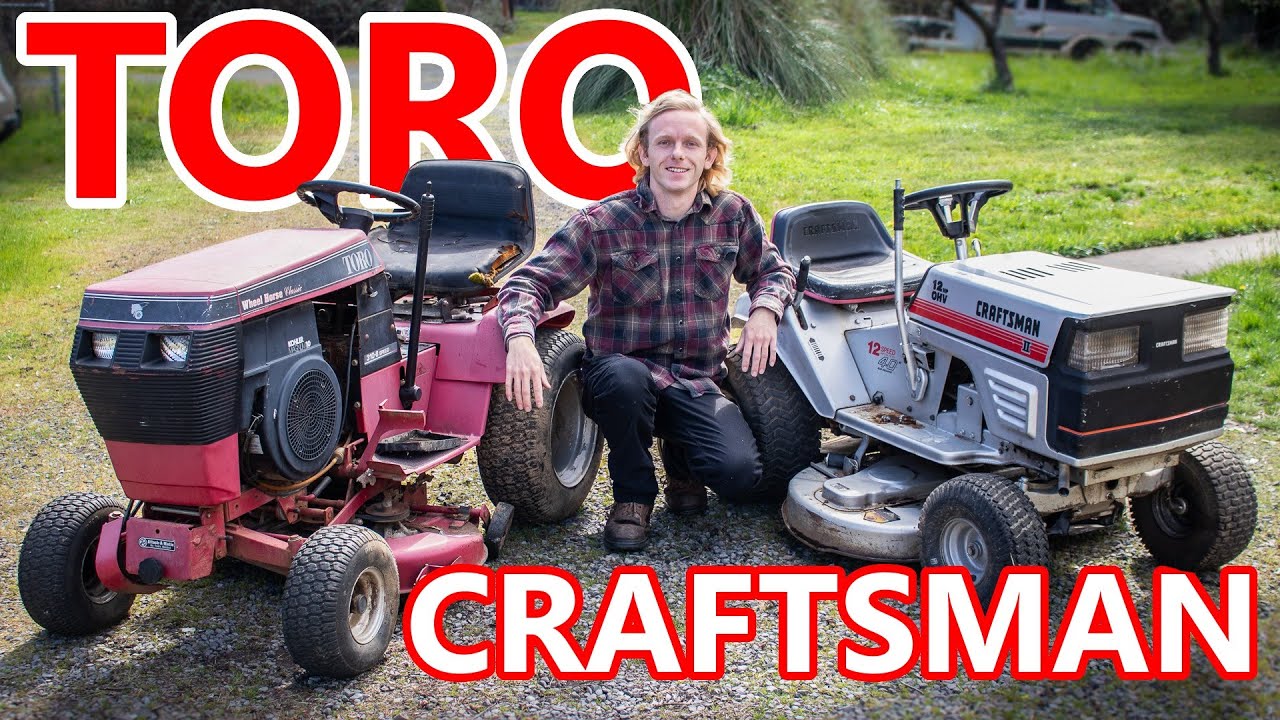I Bought a Abandoned 1991 Toro Wheel Horse 310-8 Garden Tractor + Rare 1985 Craftsman 2 Lawn Mower