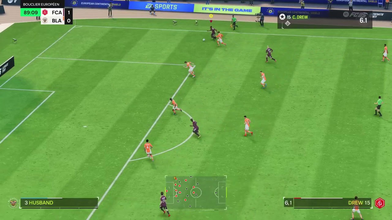Live fc25 carriere joueur