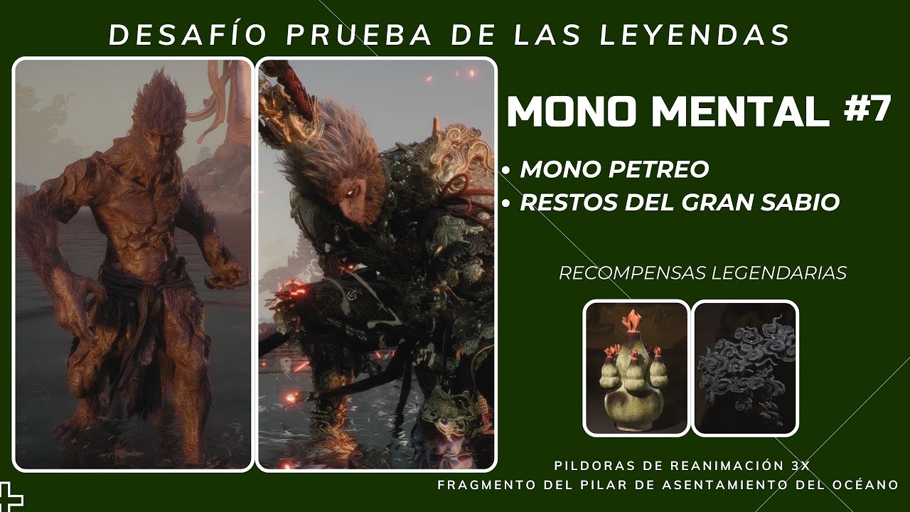 Black Myth: Wukong | Prueba de las Leyendas – Duelo Mono Mental: Reto Legendario Completado 🧠
