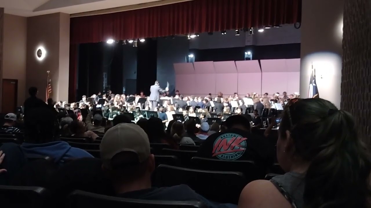 Silsbee ISD bands (middle school & high school) Spring 2023 concert finale