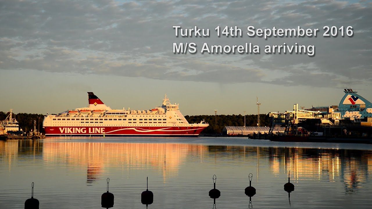 MS Amorella Arriving to Turku