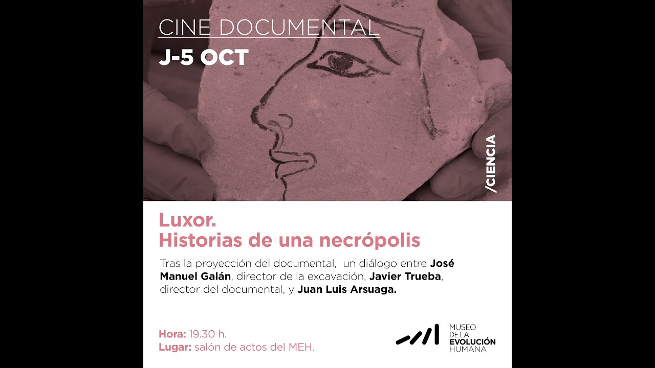 Diálogo sobre las excavaciones en Djehuty, Egipto, con José Manuel Galán y Javier Trueba