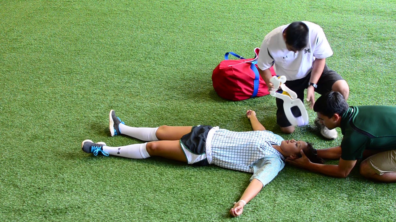 Stabilization of Spine Injured Athlete YouTube sharing