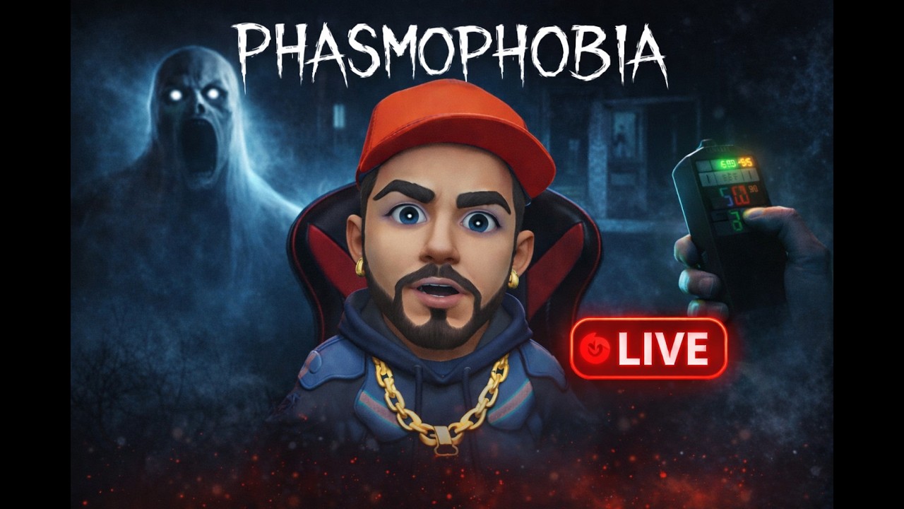 🔴 LIVE Phasmophobia 👻 | Ghost Hunting + Twitch Drops Enabled