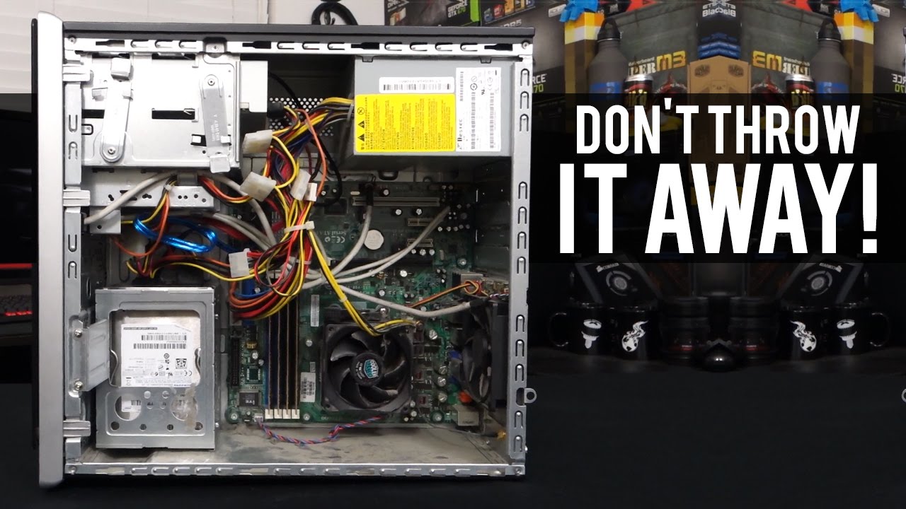 Which Parts Can You Reuse From an Old PC? (ft. My Dad's Old Desktop!)