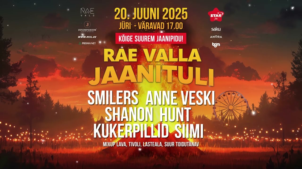 🔥 RAE Valla jaanituli 2025 🔥 SISSEPÄÄS KÕIGILE TASUTA!