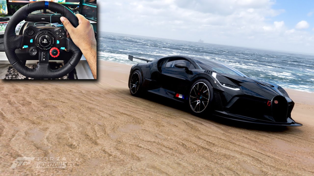 Bugatti DIVO 1479HP Forza Horizon 5 Logitech G29 Gameplay