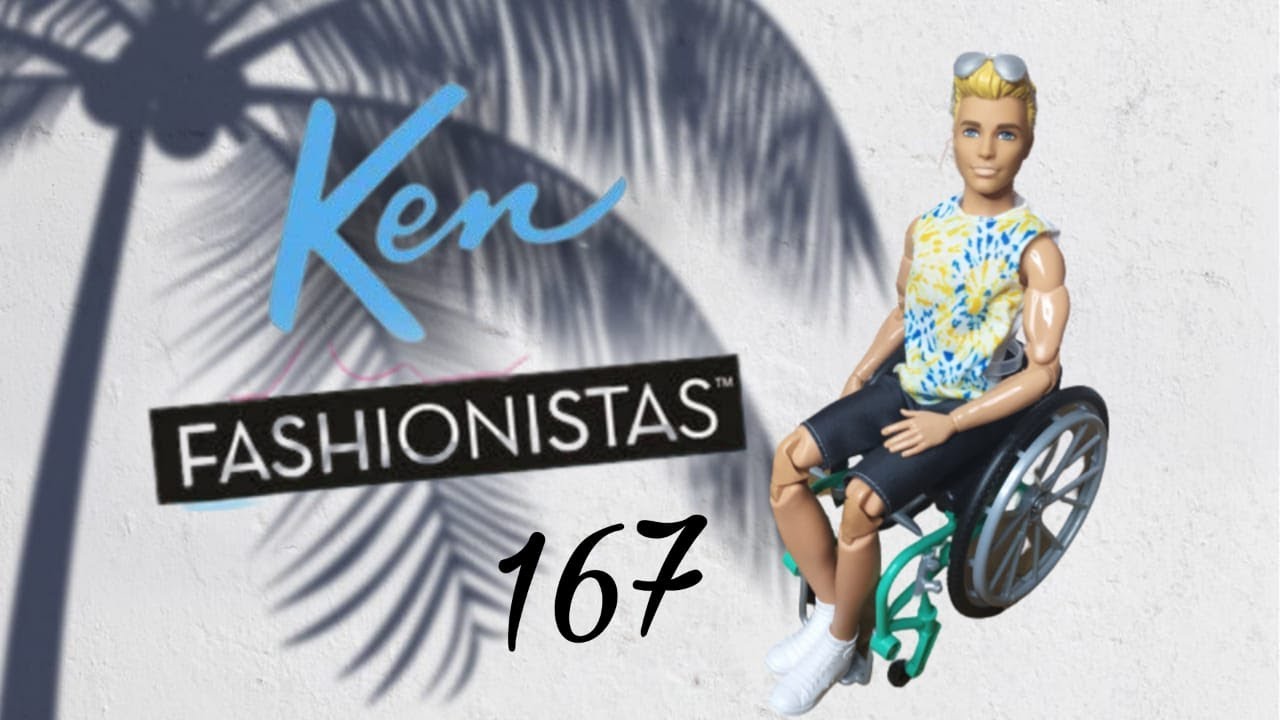 Abrindo Novo Ken Cadeirante Coleção Barbie Fashionista 167 Unboxing e Review PT - BR