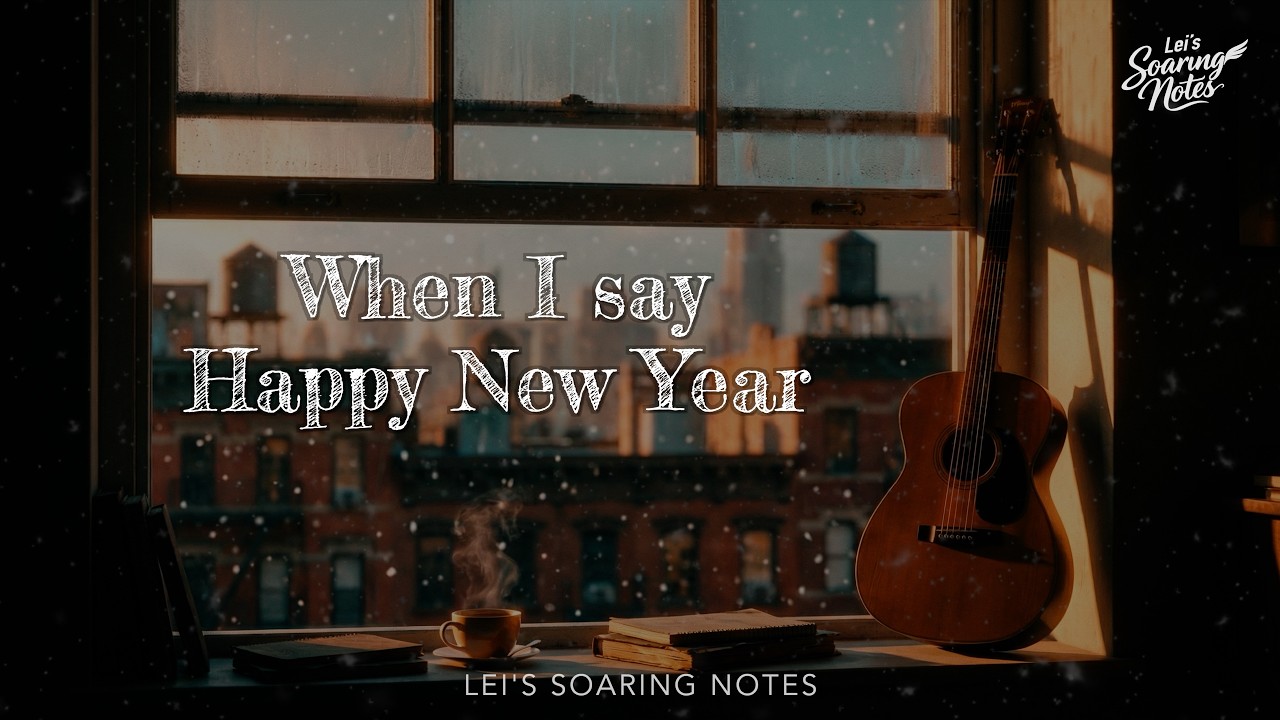 When I say Happy New Year | Official Lyric Video | Lei's Soaring Notes