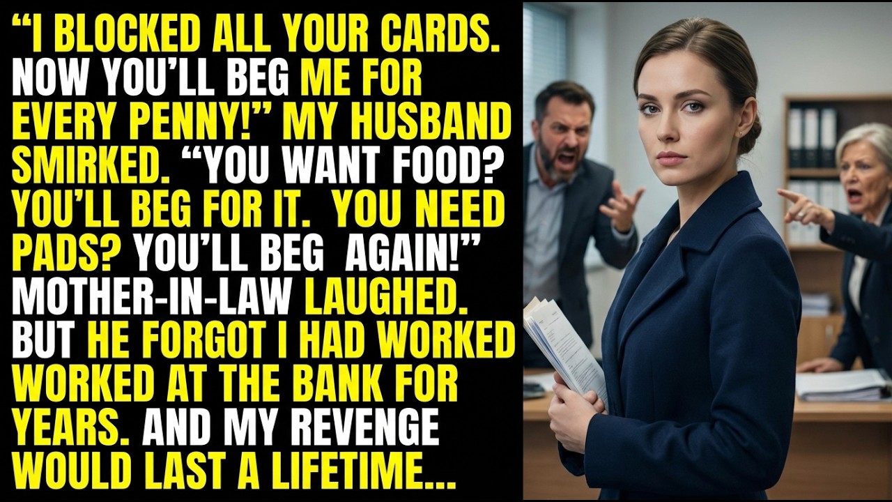 My husband took my bank cards to humiliate me — but I got the perfect revenge