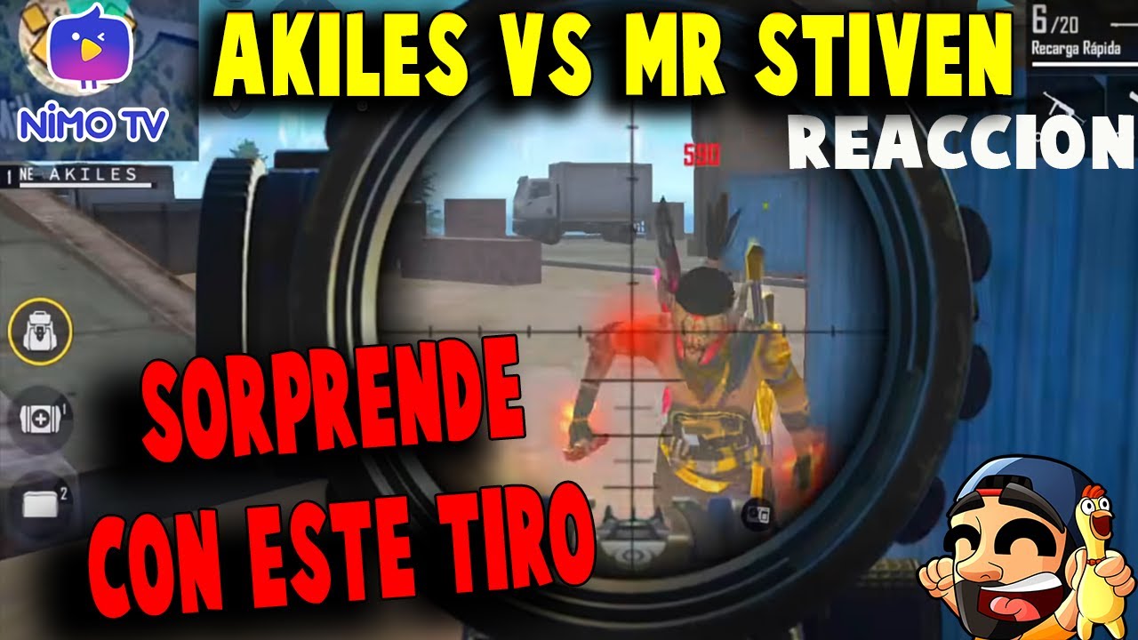 PUNI REACCIONA || AKILES vs MR STIVEN || FREE FIRE