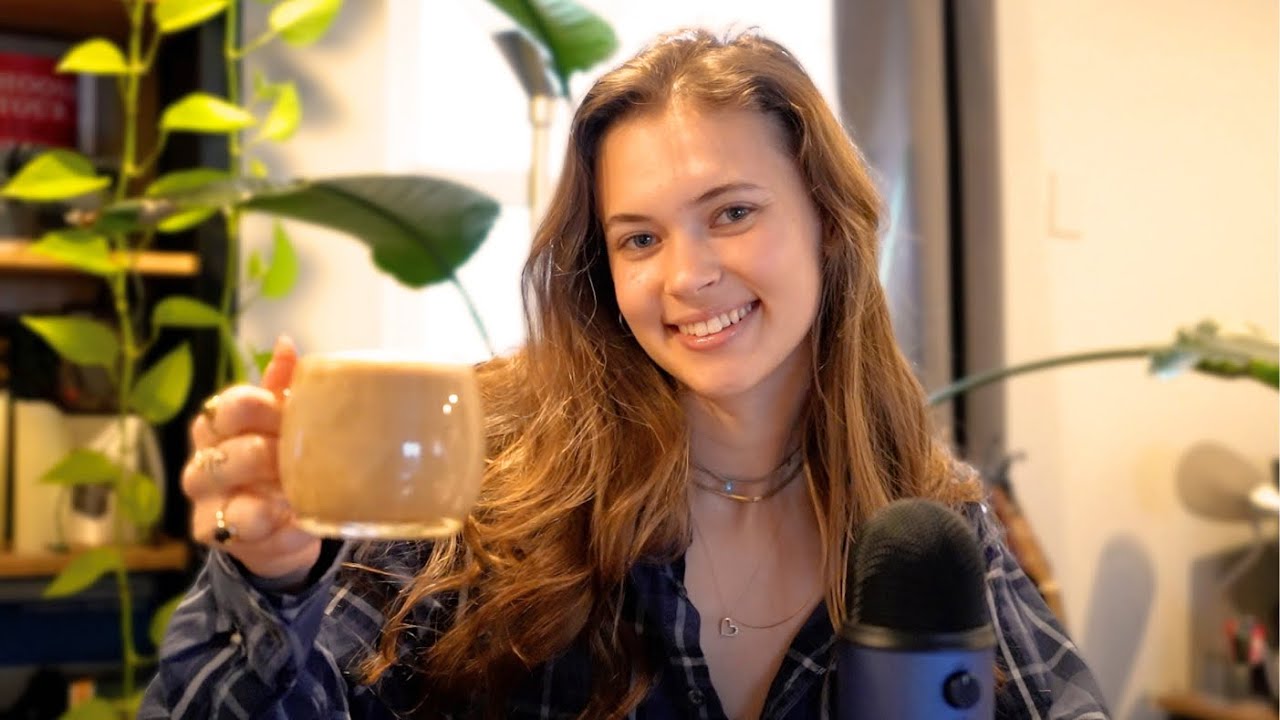 ASMR | Coffee Date & Chit-Chat ☕️ dirty chai, whisper, drinking sounds