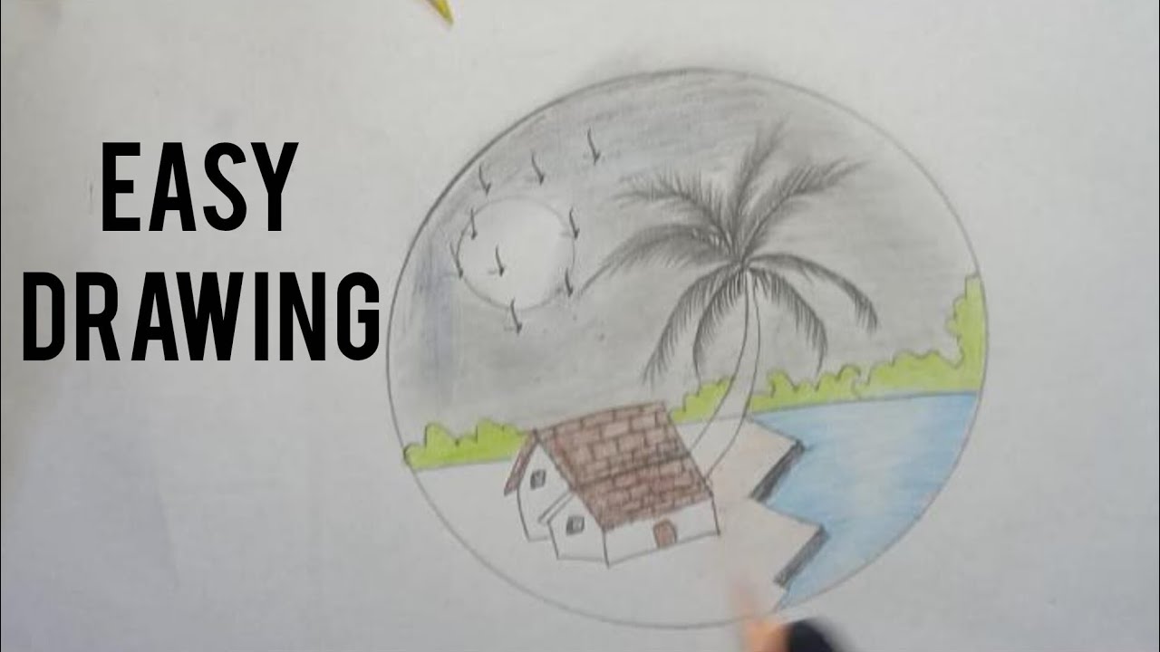 How to draw home Scanry Drawing | easy drawing | drawing learning 