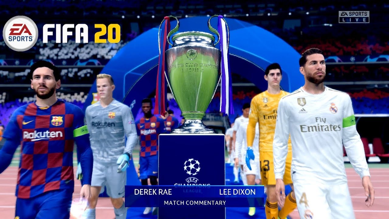 FIFA 20 | FC Barcelona vs Real Madrid | UEFA Champions League Final ● El Clasico | 1080HD 60 FPS
