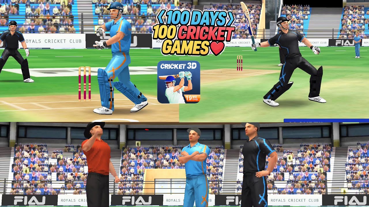 D54 - Game never released FULL - Cricket Lite 3D: Real-Time Multiplayer | 100 days 100 games