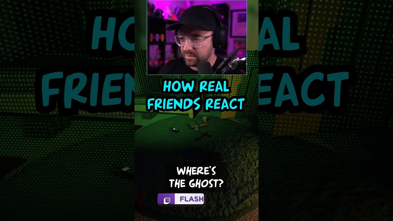 HOW REAL FRIENDS REACT 🤝 | Phasmophobia #shorts