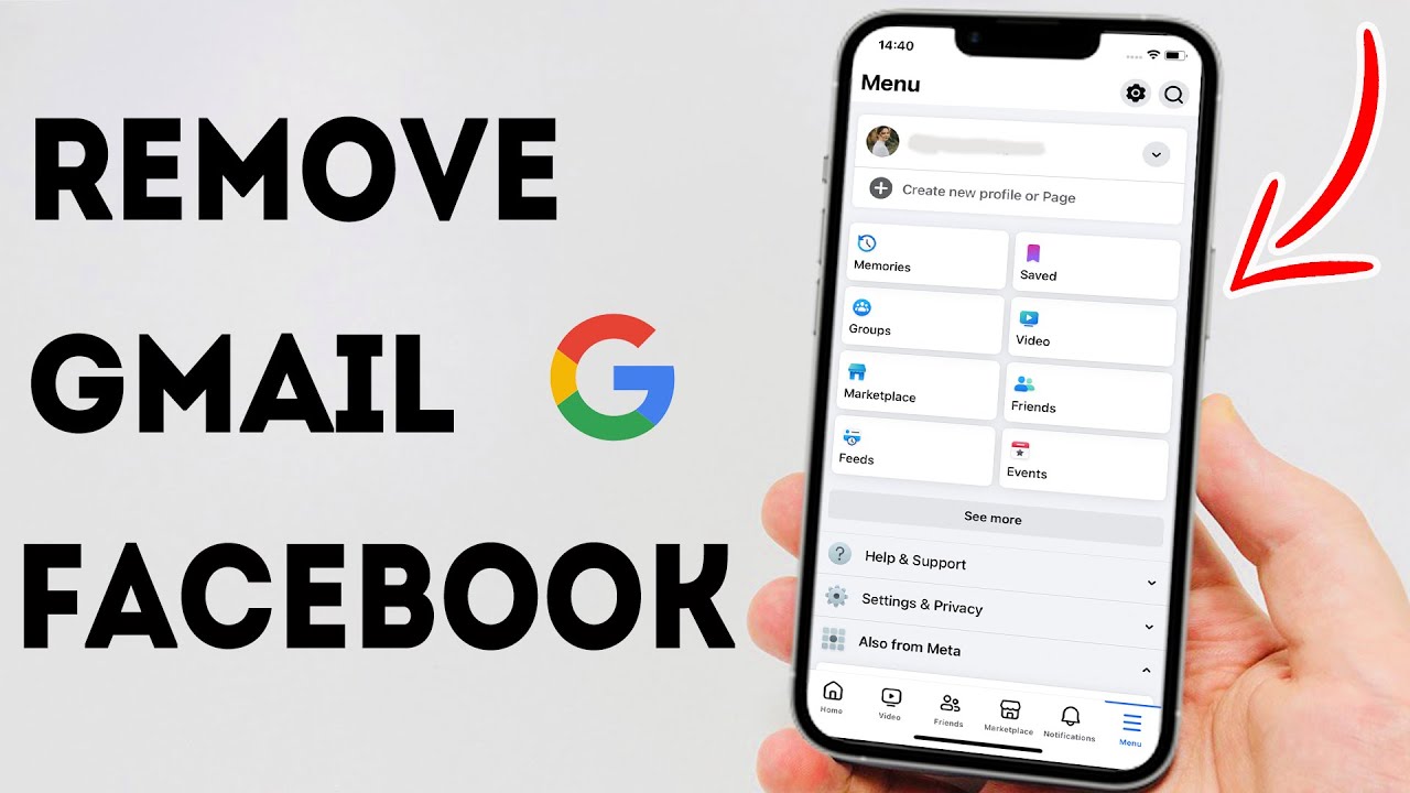 How To Remove Gmail From Facebook - Full Guide