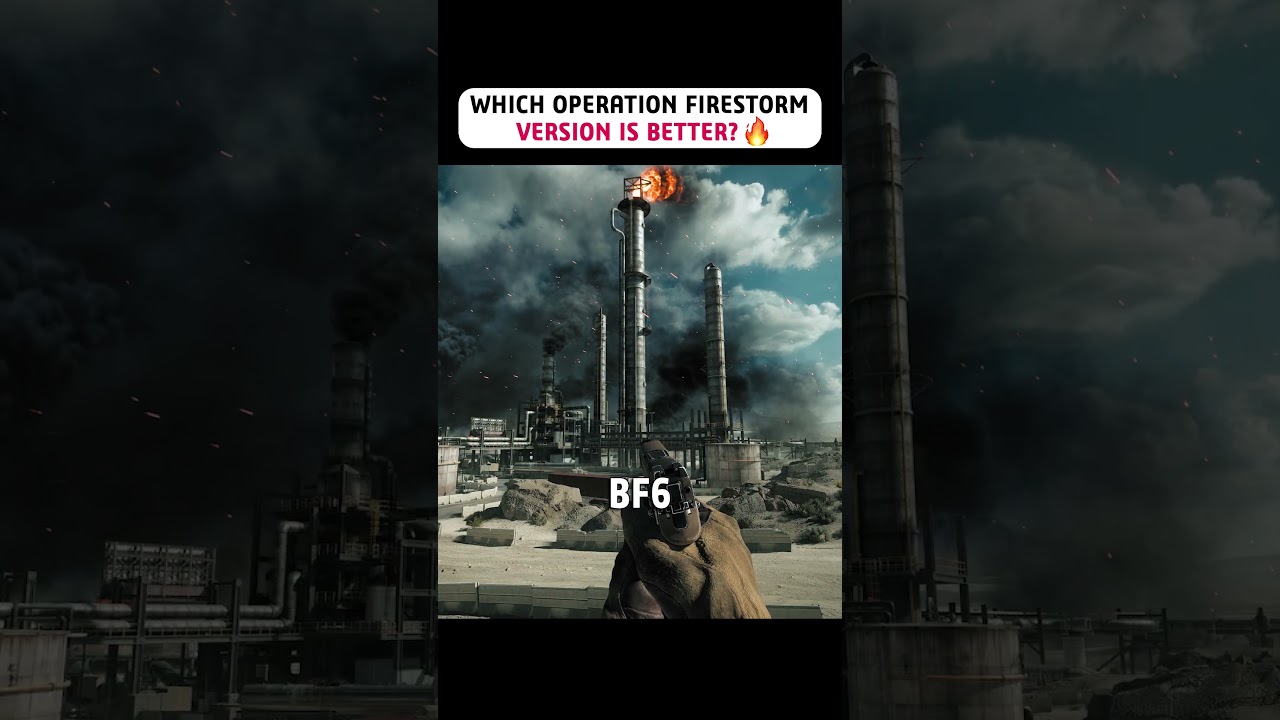 Operation Firestorm in BF6 VS BF3 - Which is Better? 🔥 #battlefield6 #battlefield #bf6 #bf3