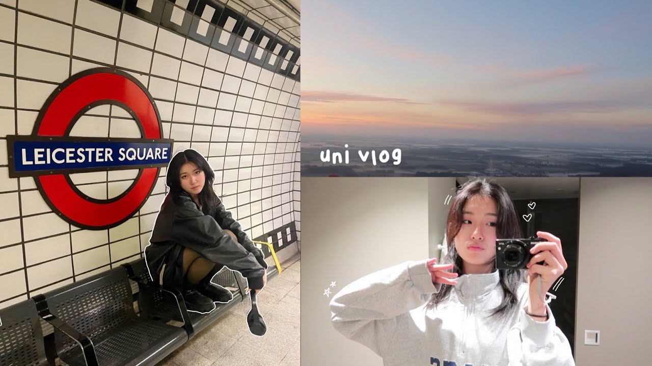 berlin uni vlog 🖇🎧: productive studying, in-person exams, yummy food, weekend london trip ✧｡
