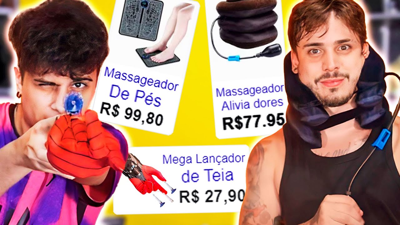 compramos OS PRODUTOS MAIS ESTRANHOS da INTERNET