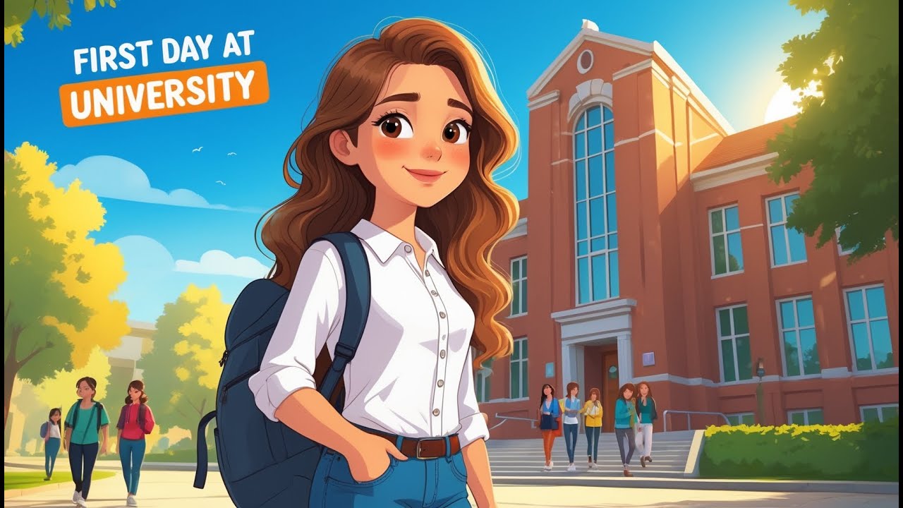 My First Day at University - Improve your English