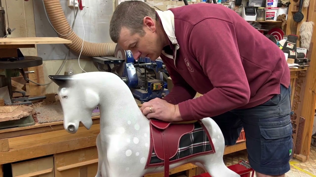 Attaching Rocking Horse Saddle