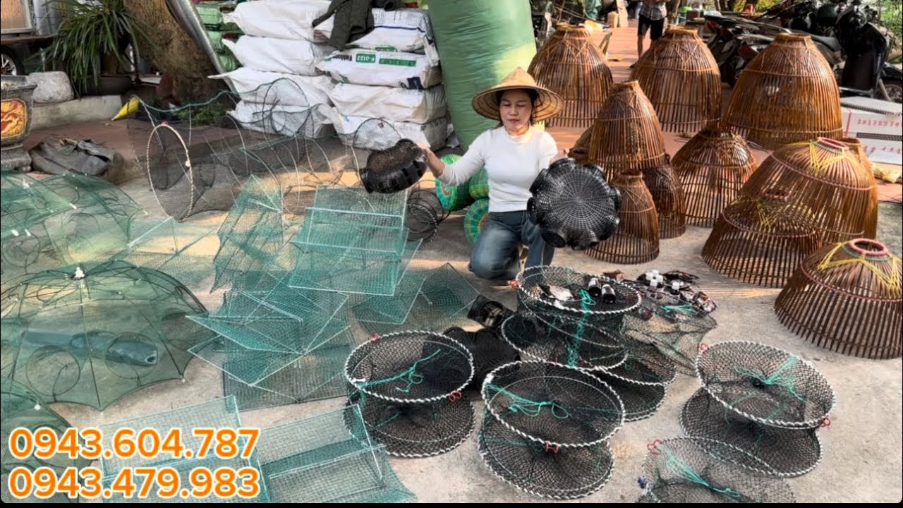 ❌❌LỒNG LƯƠN LỒNG CUA 🦀 NƠM ÚP CÁ GIỎ ĐỰNG CÁ 🐠 