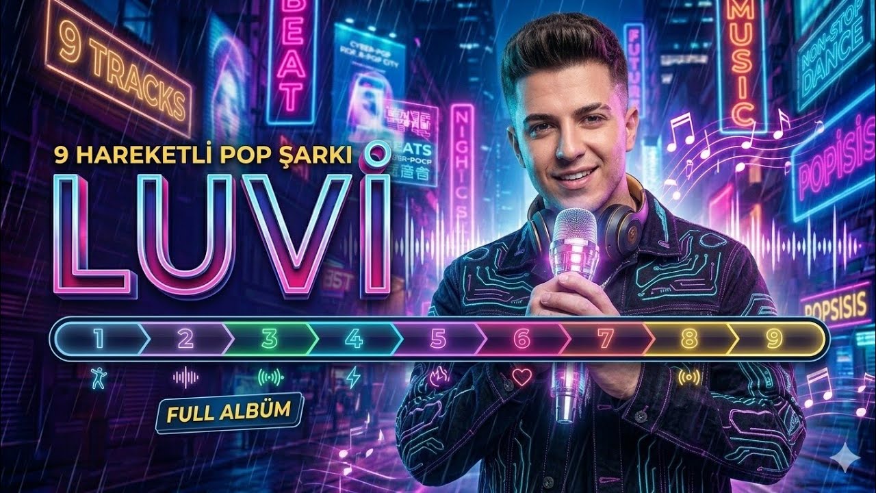 Luvi - Neon Geceler (9 Şarkı Kesintisiz Pop Mix)