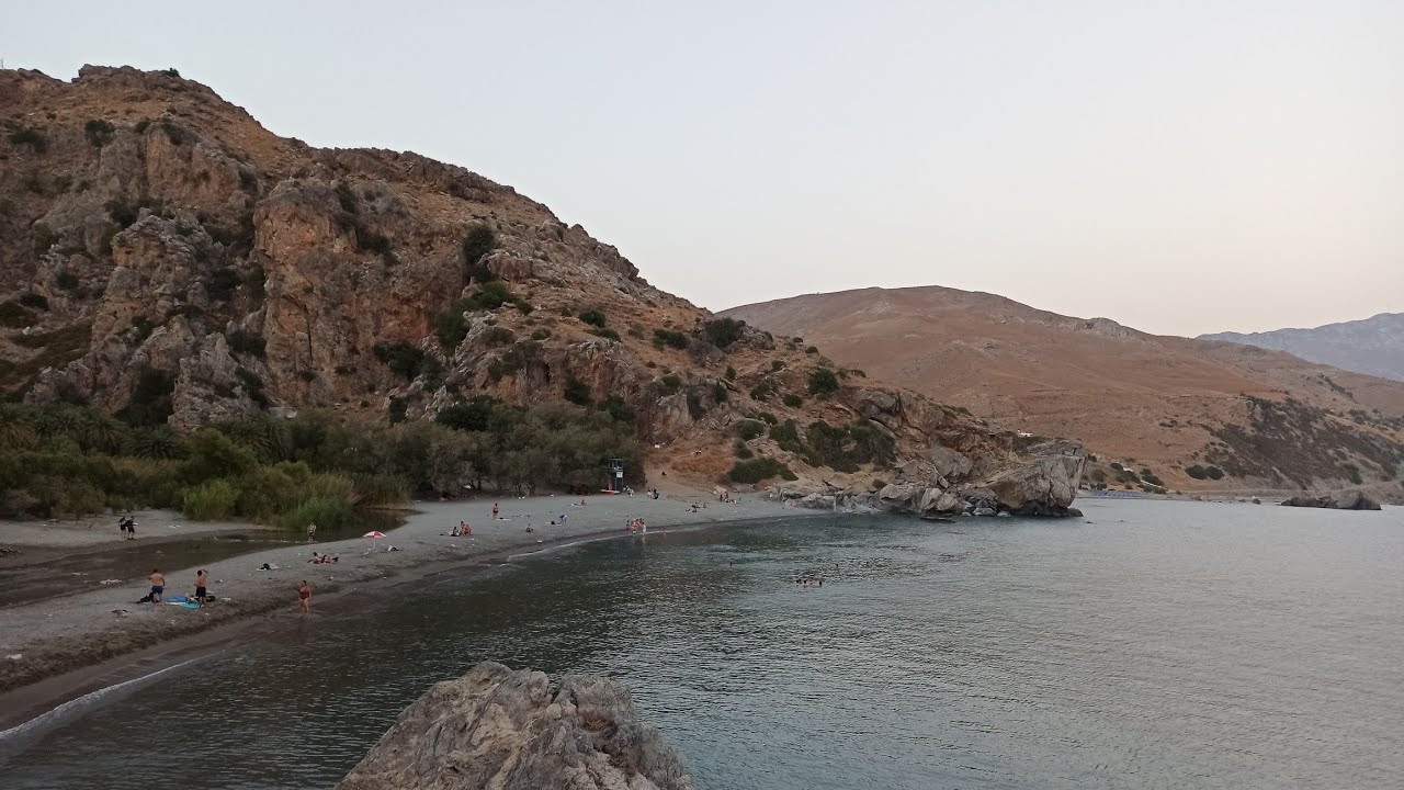 Κατεβαίνοντας στην παραλία Πρέβελη, Ρέθυμνο [full tour] / Going down to Preveli beach, Rethymno