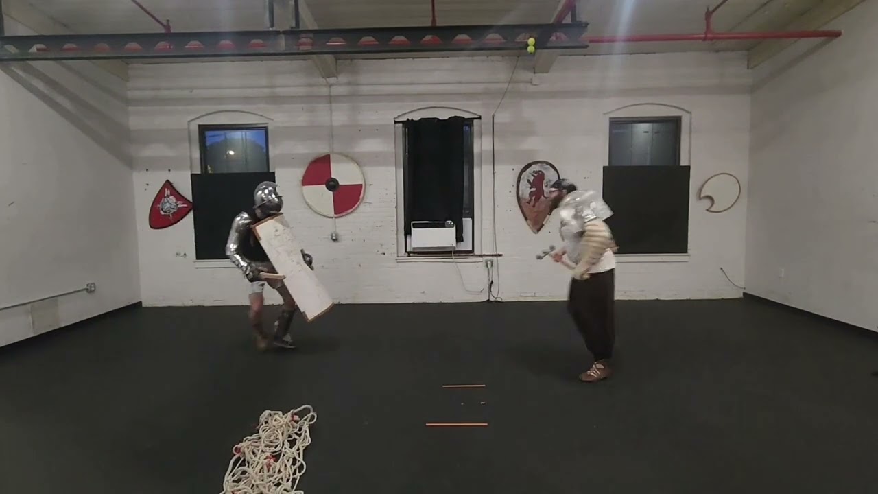 Secutor(kev) vs. Retiarius (Joe) 6-5-25 Sparring Session.