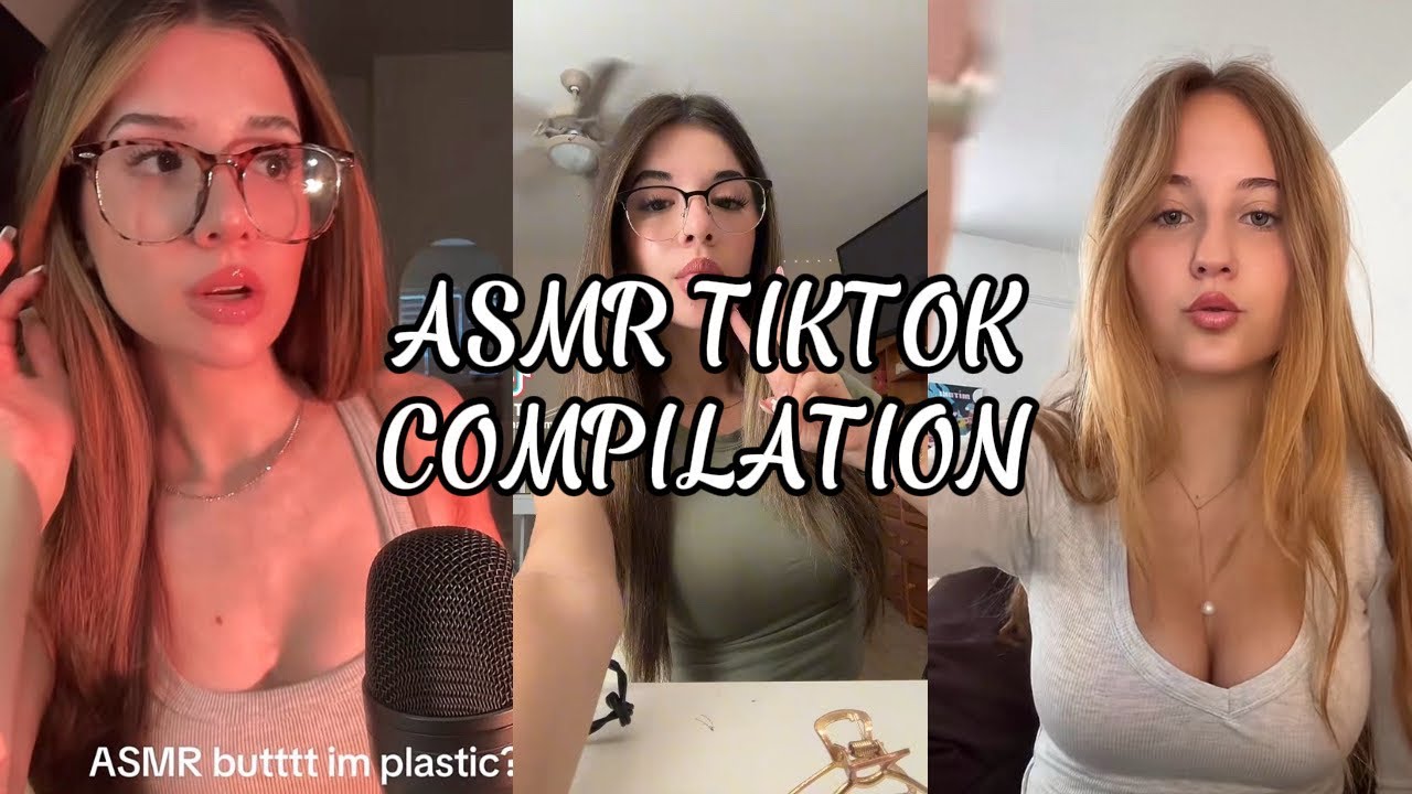 💤😴 ASMR TIKTOK Compilation | Tingles, Relaxing, MouthSounds, HandSounds, Sleep